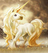 Laden Sie das Bild in den Galerie-Viewer, Diamond Painting, Weißes Einhorn