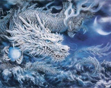 Laden Sie das Bild in den Galerie-Viewer, Malen nach Zahlen für Erwachsene | Eisdrache | Figured'Art