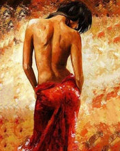 Laden Sie das Bild in den Galerie-Viewer, Malen nach Zahlen für Erwachsene | Entblößte Frau von hinten | Figured'Art