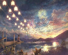 Laden Sie das Bild in den Galerie-Viewer, Malen nach Zahlen Erwachsene Feuerwerk Figured'Art