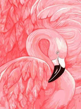 Laden Sie das Bild in den Galerie-Viewer, Malen nach Zahlen für Erwachsene | Rosaroter Flamingo | Figured'Art