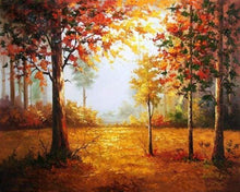 Laden Sie das Bild in den Galerie-Viewer, Malen nach Zahlen für Erwachsene | Glühender Herbstwald | Figured'Art