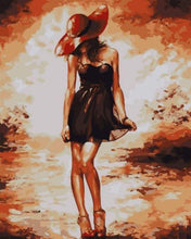 Laden Sie das Bild in den Galerie-Viewer, Malen nach Zahlen Erwachsene Junge Frau Figured'Art