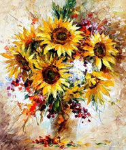 Laden Sie das Bild in den Galerie-Viewer, Malen nach Zahlen für Erwachsene | Schöne Sonnenblumen | Figured'Art