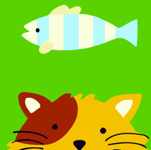 Laden Sie das Bild in den Galerie-Viewer, Malen nach Zahlen für Kinder | Katze und Fisch | Figured'Art