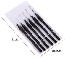 Laden Sie das Bild in den Galerie-Viewer, accessoires | Kit de 6 pinceaux ergonomiques professionnels | autre | Figured’Art