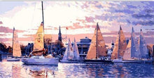 Laden Sie das Bild in den Galerie-Viewer, Malen nach Zahlen für Erwachsene | Die Marina | Figured'Art