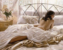 Laden Sie das Bild in den Galerie-Viewer, Malen nach Zahlen für Erwachsene | Faulheit am Morgen | Figured'Art