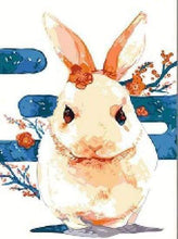 Laden Sie das Bild in den Galerie-Viewer, Malen nach Zahlen für Erwachsene | Hase und Blumen | Figured'Art