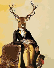 Laden Sie das Bild in den Galerie-Viewer, Malen nach Zahlen für Erwachsene | Der Hirsch Dandy | Figured'Art