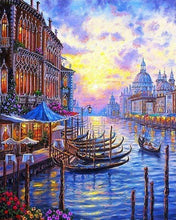 Laden Sie das Bild in den Galerie-Viewer, Malen nach Zahlen für Erwachsene | Der Grosse Kanal in Venedig | Figured'Art