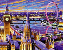 Laden Sie das Bild in den Galerie-Viewer, Malen nach Zahlen für Erwachsene | London bunt | Figured'Art