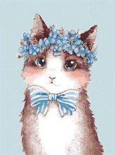 Laden Sie das Bild in den Galerie-Viewer, Malen nach Zahlen für Erwachsene | Fräulein Katze | Figured'Art