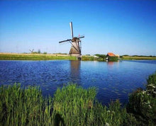 Laden Sie das Bild in den Galerie-Viewer, Malen nach Zahlen für Erwachsene | Niederländische Windmühle | Figured'Art