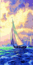 Laden Sie das Bild in den Galerie-Viewer, Malen nach Zahlen für Erwachsene | Segeln | Figured'Art