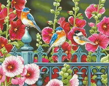 Laden Sie das Bild in den Galerie-Viewer, Malen nach Zahlen für Erwachsene | Vögel auf dem Zaun | Figured'Art