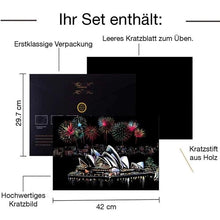 Laden Sie das Bild in den Galerie-Viewer, Kratzbild – Chiang Mai in Thailand