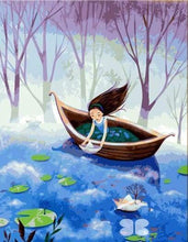 Laden Sie das Bild in den Galerie-Viewer, Malen nach Zahlen für Erwachsene | Kleines Papierboot | Figured'Art