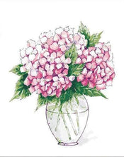 Laden Sie das Bild in den Galerie-Viewer, Malen nach Zahlen für Erwachsene | Kleine Vase und Hortensien | Figured'Art