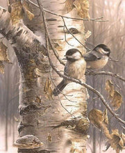 Laden Sie das Bild in den Galerie-Viewer, Malen nach Zahlen für Erwachsene | Kleiner Vogel auf einem Ast | Figured'Art