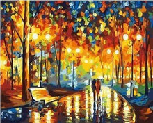 Laden Sie das Bild in den Galerie-Viewer, Malen nach Zahlen für Erwachsene | Regen im Park | Figured'Art