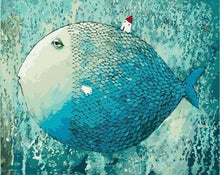 Laden Sie das Bild in den Galerie-Viewer, Malen nach Zahlen für Erwachsene | Künstlerische Fische | Figured'Art