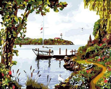 Laden Sie das Bild in den Galerie-Viewer, Malen nach Zahlen für Erwachsene | Am Pier | Figured'Art