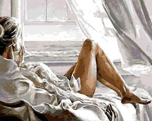 Laden Sie das Bild in den Galerie-Viewer, Malen nach Zahlen für Erwachsene | Erholung am Meer | Figured'Art