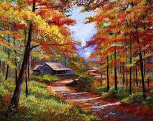 Laden Sie das Bild in den Galerie-Viewer, Malen nach Zahlen für Erwachsene | Pfad im Herbst | Figured'Art