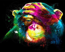 Laden Sie das Bild in den Galerie-Viewer, Malen nach Zahlen für Erwachsene | Bunter Affe | Figured'Art