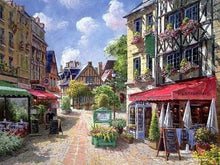 Laden Sie das Bild in den Galerie-Viewer, Malen nach Zahlen für Erwachsene | Terrasse am Mittelmeer | Figured'Art