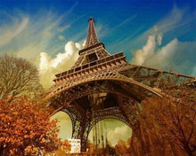 Laden Sie das Bild in den Galerie-Viewer, Malen nach Zahlen für Erwachsene | Eiffelturm im Herbst | Figured'Art