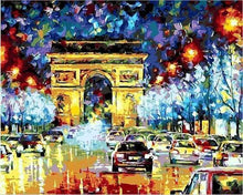 Laden Sie das Bild in den Galerie-Viewer, Malen nach Zahlen für Erwachsene | Fahrzeuge in der Nacht in Paris | Figured'Art